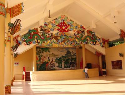 Im Vorraum des Taoistischen Tempels Cebu